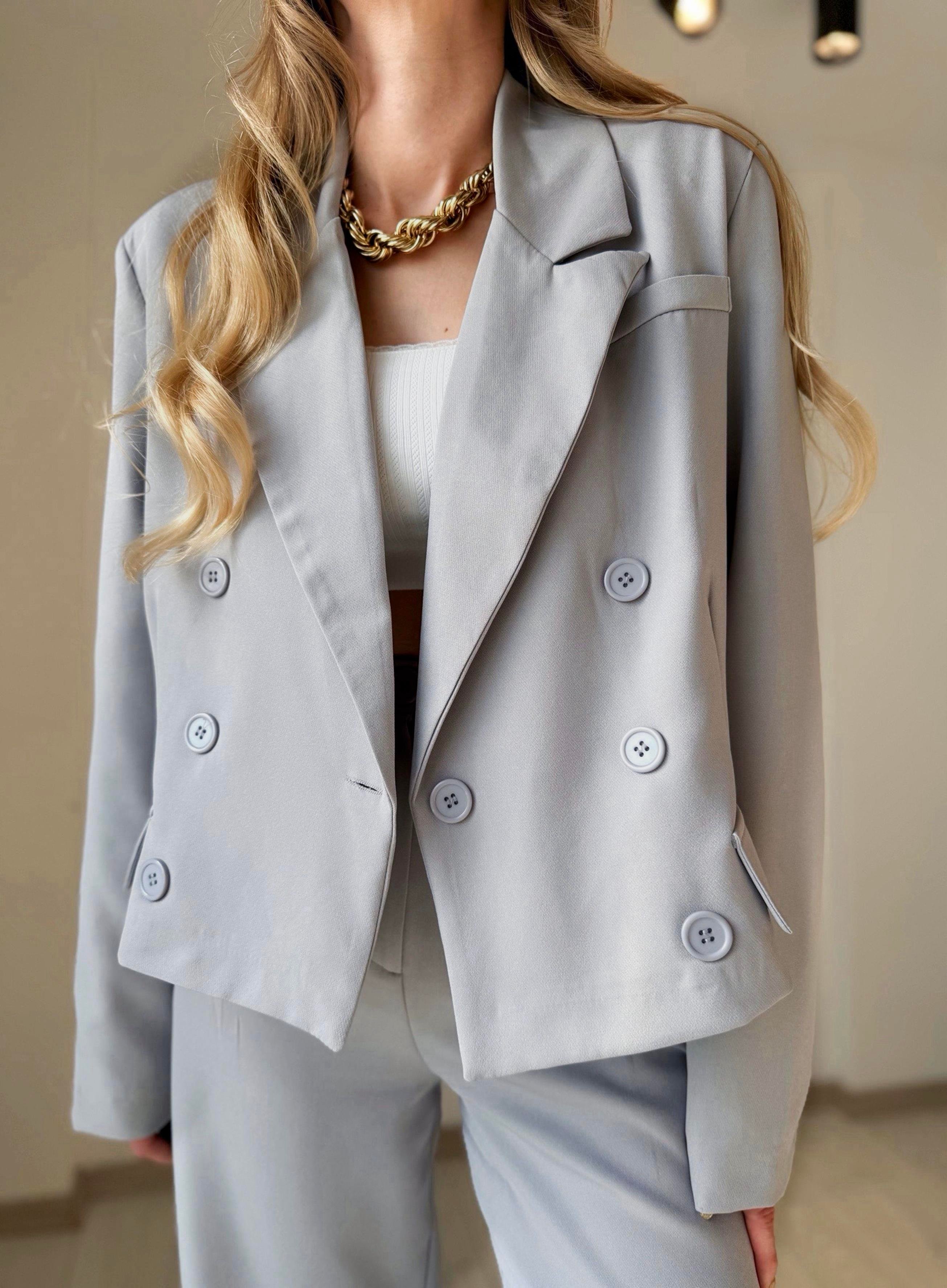 TAKIMValerio Blazer Ceket Takım - Gri