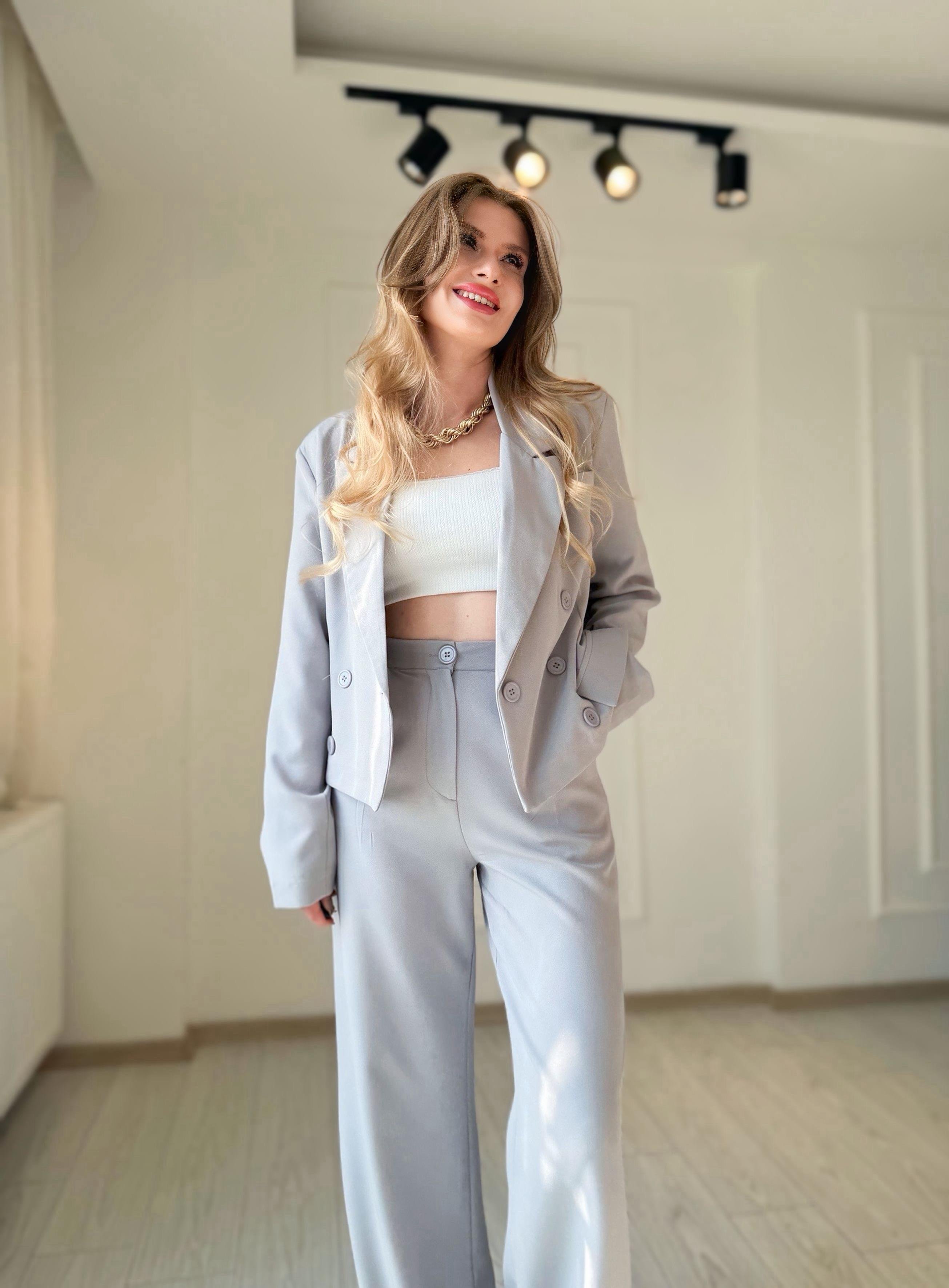 TAKIMValerio Blazer Ceket Takım - Gri