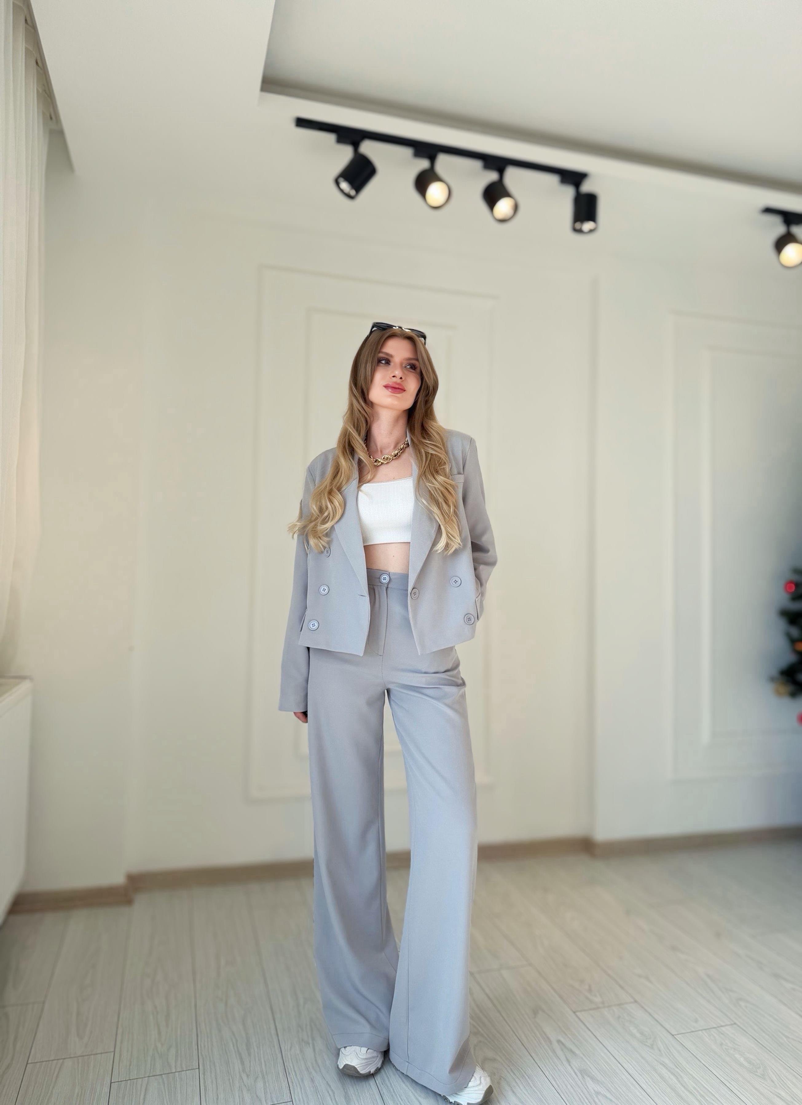 TAKIMValerio Blazer Ceket Takım - Gri