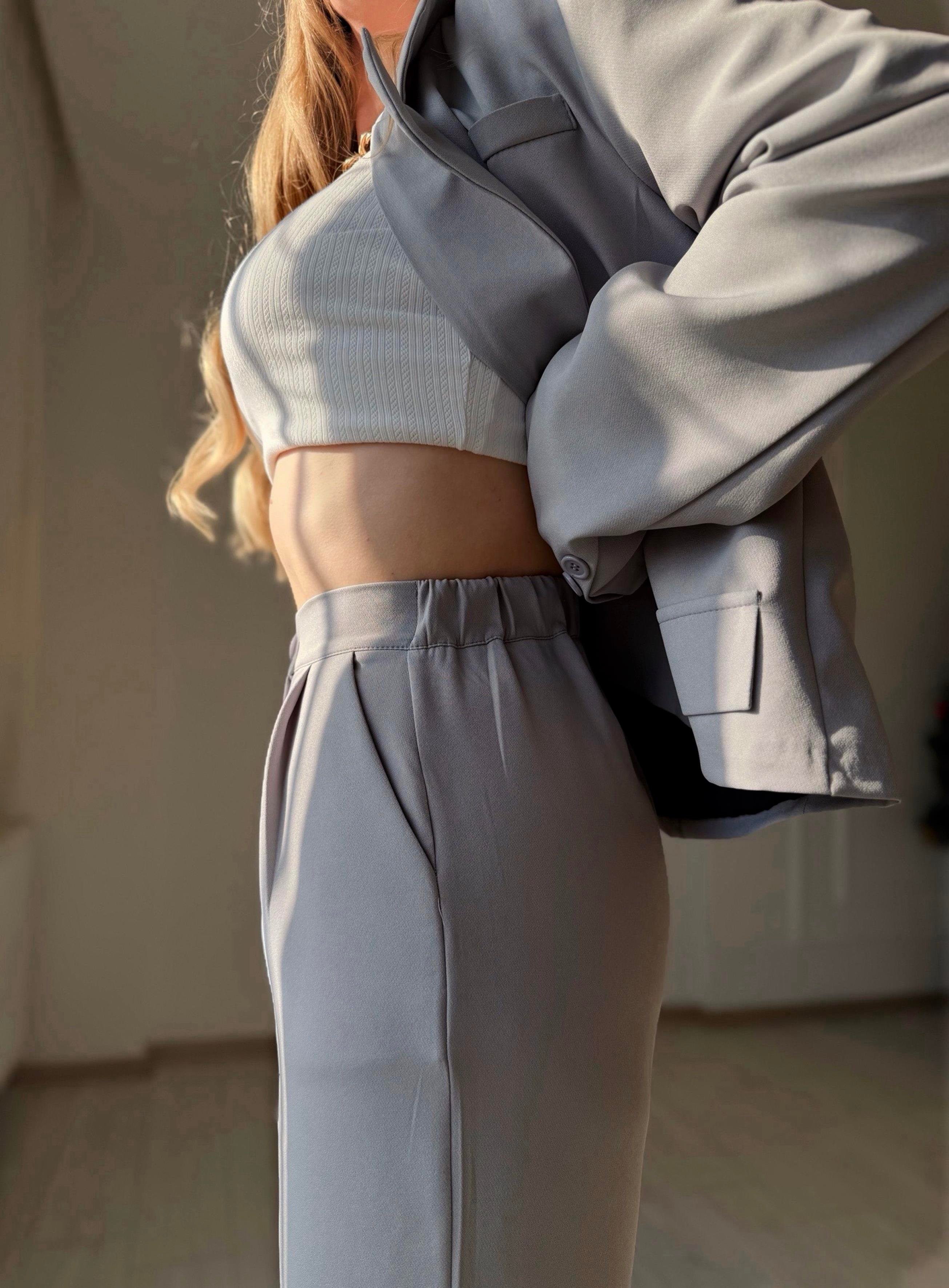 TAKIMValerio Blazer Ceket Takım - Gri
