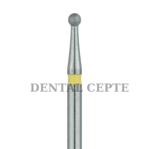 Aeratör Elmas Frezi - Çin 10 lu Blester Paketi ROND Model SARI Kuşak