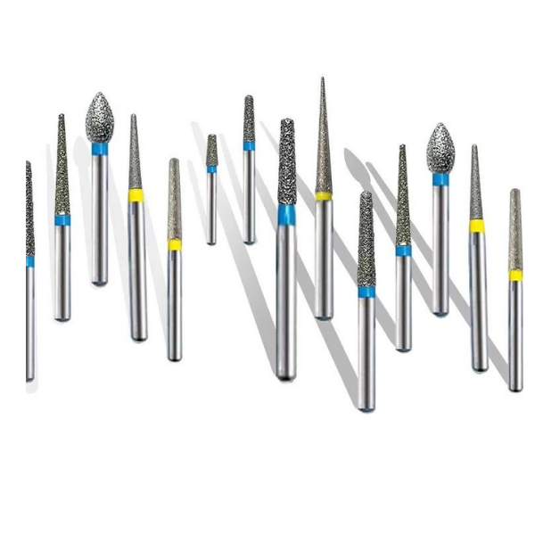 Aeratör Elmas Frezi -Çin 10 lu Blester Paketi ROND Model SİYAH Kuşak