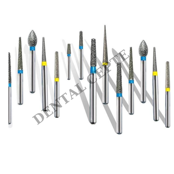 Aeratör Elmas Frezi - Çin 10 lu Blester Paketi ROND Model SARI Kuşak