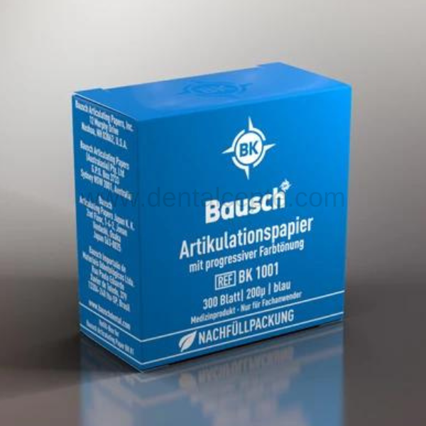 Bausch Artikülasyon Kağıdı - Düz- Mavi Renk