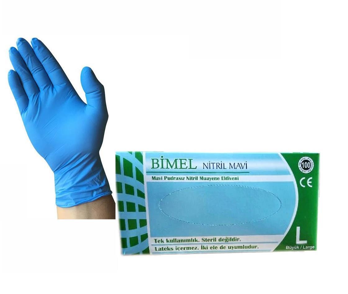 Bimel - Nitril Muayne Eldiveni Pudrasız