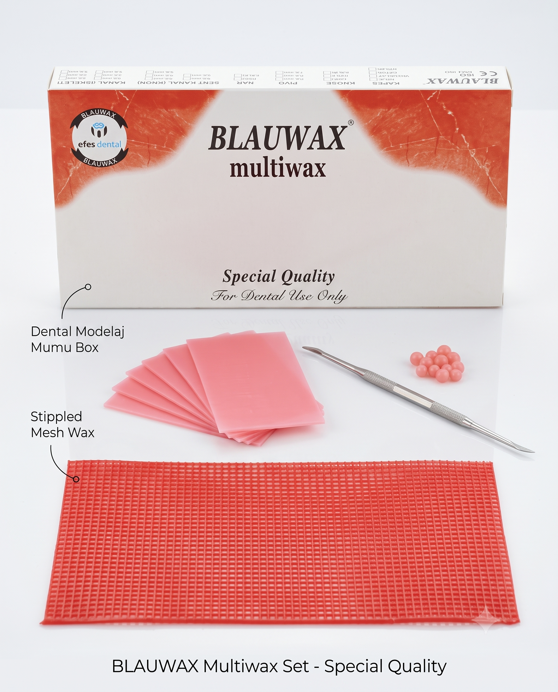 BLAU Kare  Kafes Mum 10'lu PaketBLAUDENTAL KAFES MUM - DENTAL CEPTE