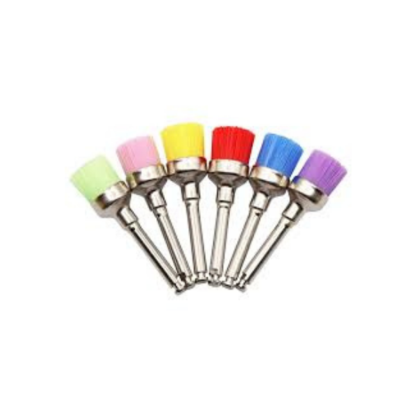 Cila Polisaj Fırçaları (Renkli ) 5 adet Öğrenciler için