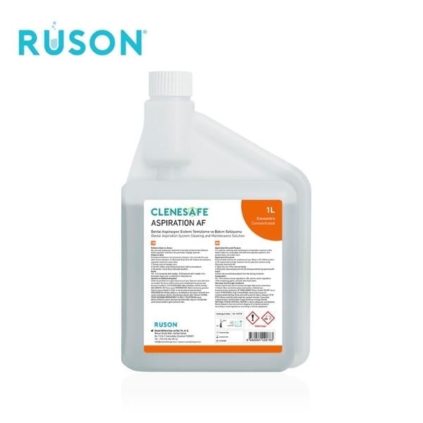 Clenesafe Aspiration Af - Aspiratör Dezenfektanı 1 lt. KonsantreRUSONClenesafe Aspiration Af - Aspiratör Dezenfektanı 1 lt. Konsantre - DENTAL CEPTE