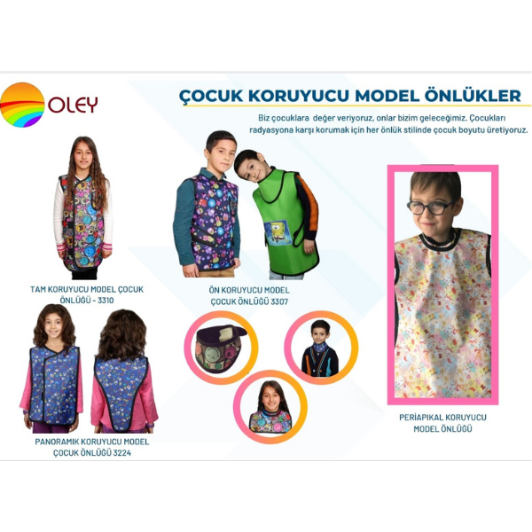 Çocuk Panoramik Koruyu Önlük + Tirod Koruyucu Hediye