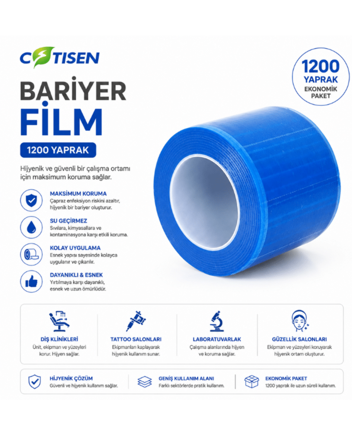 Cotisen Bariyer Flim 1200 YaprakCOTİSEN
