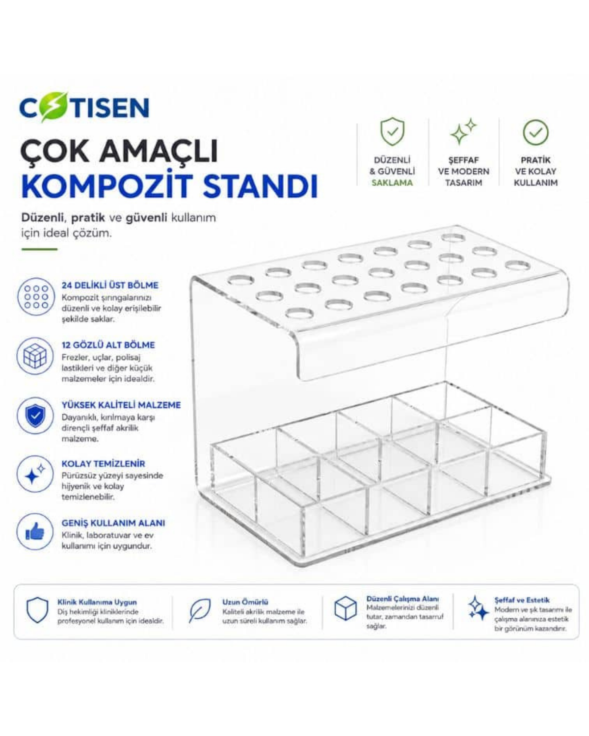 Cotisen Çok Amaçlı Kompozit StandıCOTİSEN