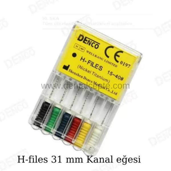Denco Kanal Eğesi H-FİLE 15-40 / 31 mm