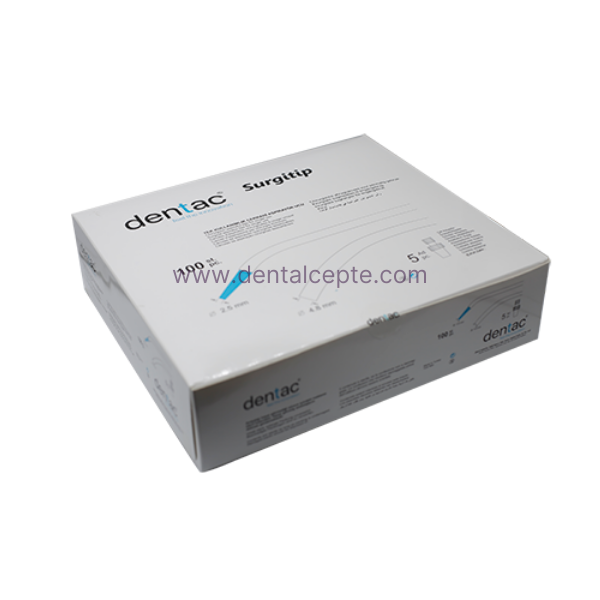 Dentac Cerrahi Sakşın - Tükürük Emici 100 Adet