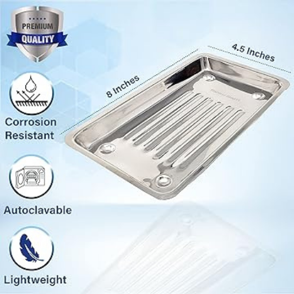 Dental Küvet Metal Alet Tepsi - Kapksız