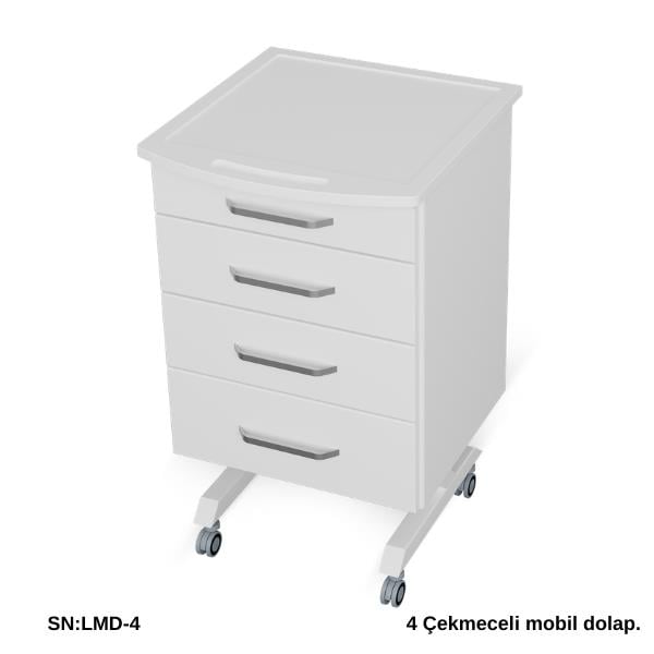 Dental LMD-4 Membran Tezgahlı Mobil DolapBD
