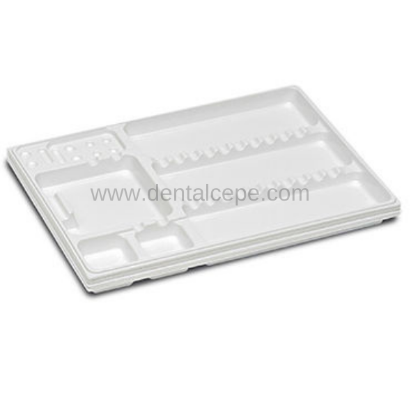 Dental Plastik Tepsi-50 lik Paket- Beyaz Renk