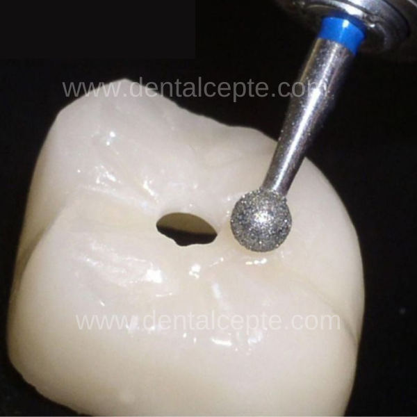 Dimei Aeratör Elmas Rond Frezi - Kırmızı