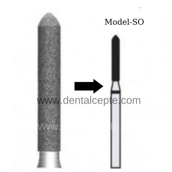 Dimei Aeratör Elmas Shoulder Frezi - Siyah