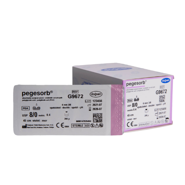 Doğsan Pegesorb Sütur 3/0 25 1/2 Yuvarlak,75cm