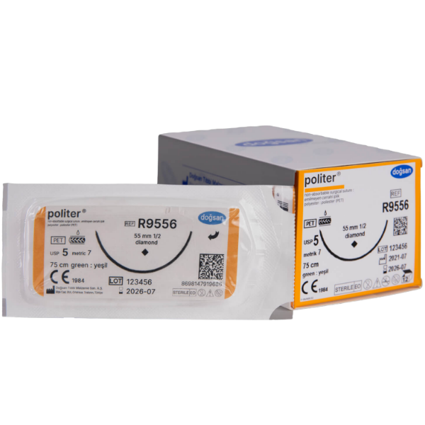 Doğsan Politer Sütur 3/0 17 1/2 Yuvarlak(çft),90cm