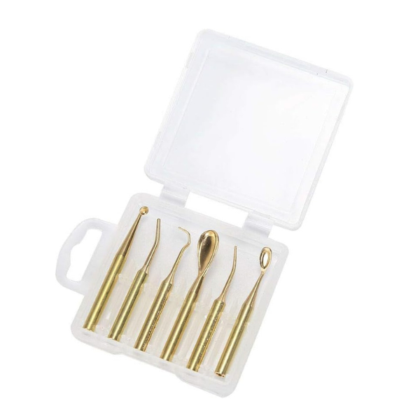 Elektirikli Mum Spatül Uçları 6'lı Paketli