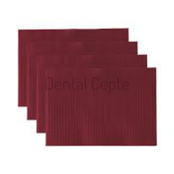 Euronda Monoart Renkli Tabla Örtüsü 50 Adet ( Bordo )