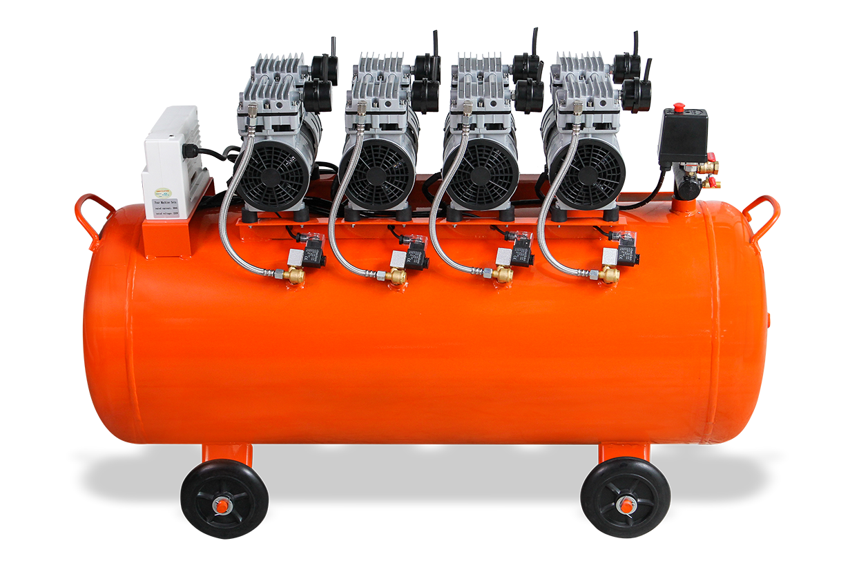 GAP Sessiz ve Yağsız Kompresör -GPS 750*4 200 lt. 6-8 Ünitlik