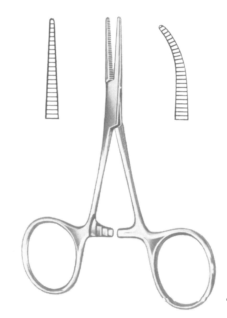 Hemostat Düz -Orta Boy