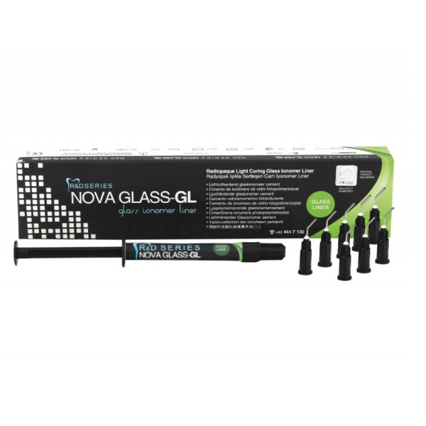 İmcryl Nova Glass GL Glasliner Cam iyonomer Siman Şırınga 
