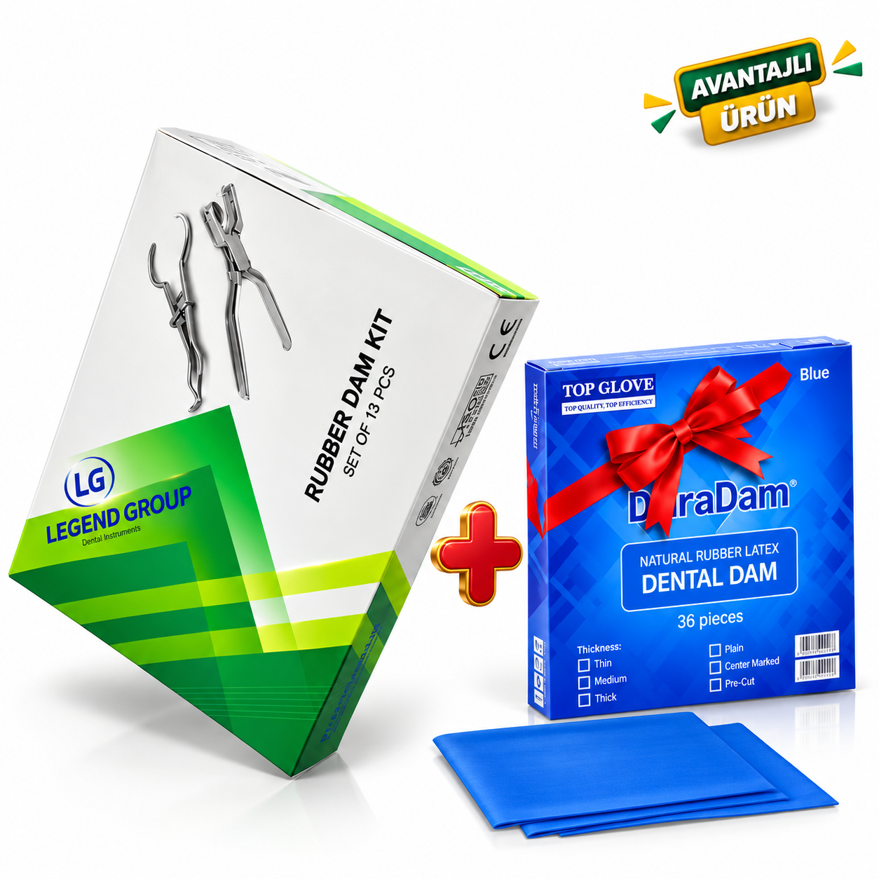 Legend Rubber Dam Set + DuraDam Rubber Dam Lastiği – 2'li Dental İzolasyon PaketiLEGEND DENTALLegend Rubber Dam Set + DuraDam Rubber Dam Lastiği – 2’li Dental İzolasyon Paketi