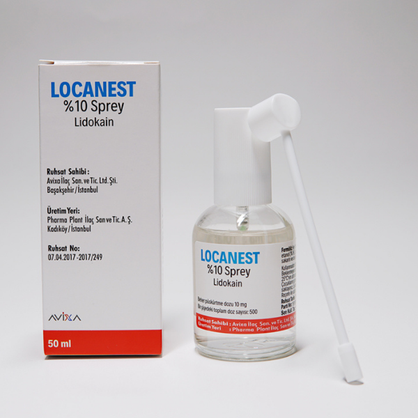 Locanest Anestezi Sprey (Lidocain)