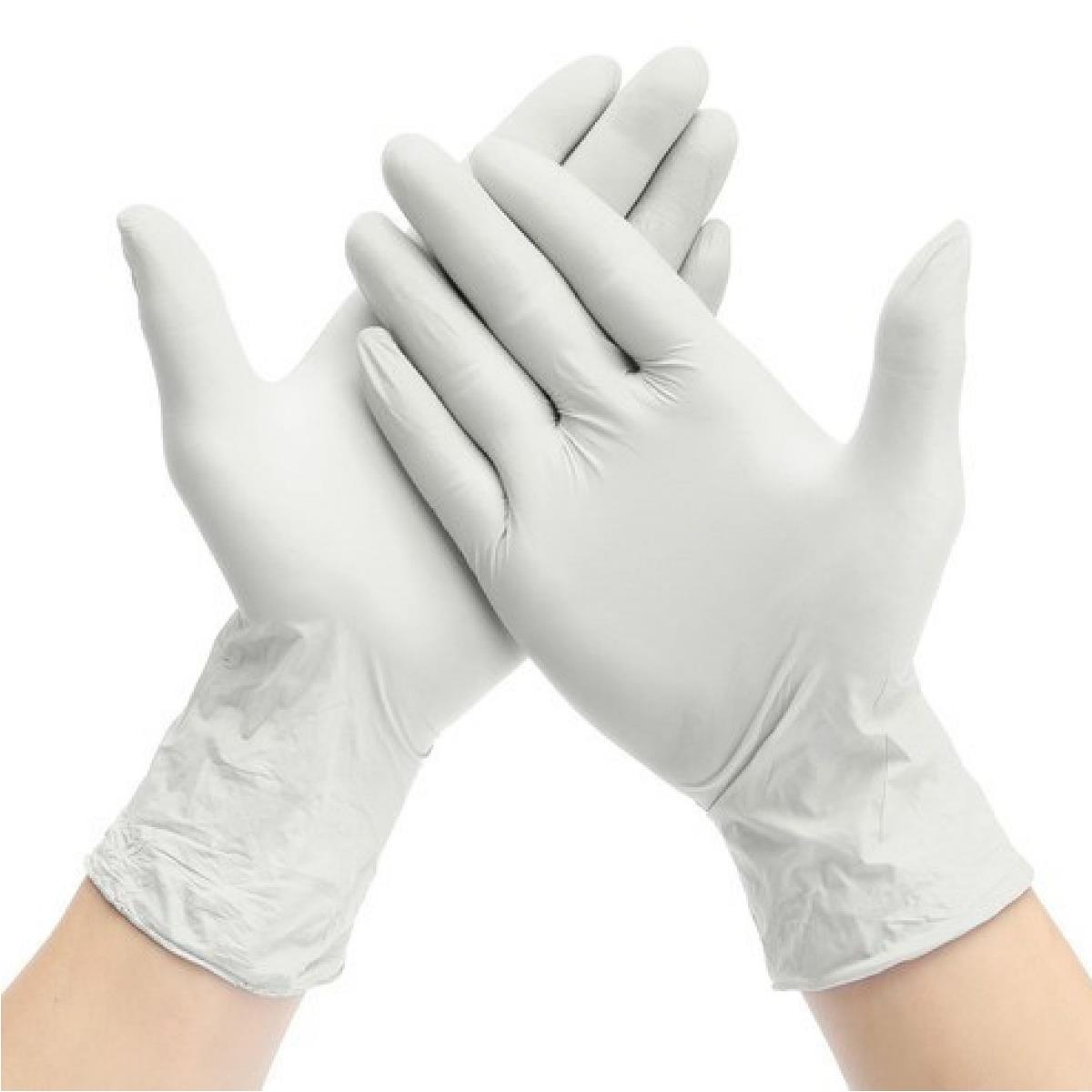MCC Beyaz Latex Pudralı Cerrahi Muayene Eldiven 50 lik Paket