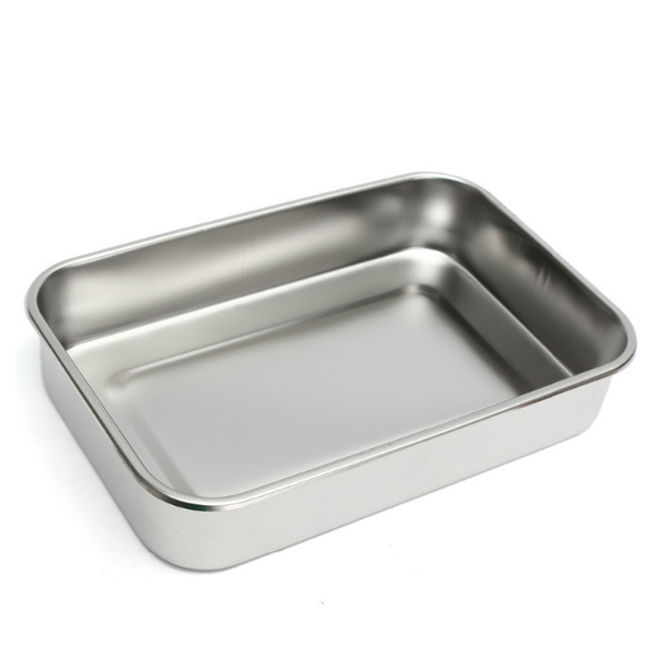 Metal Dental Kapaklı Küvet 24*16 cm