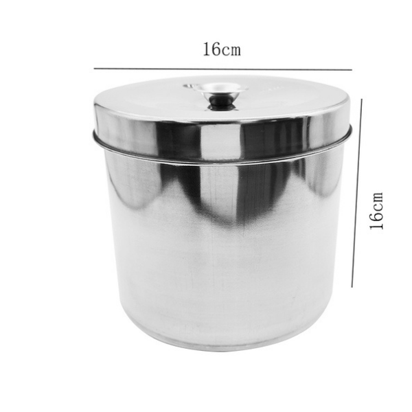 Metal Kapaklı Pamuk Kutusu 