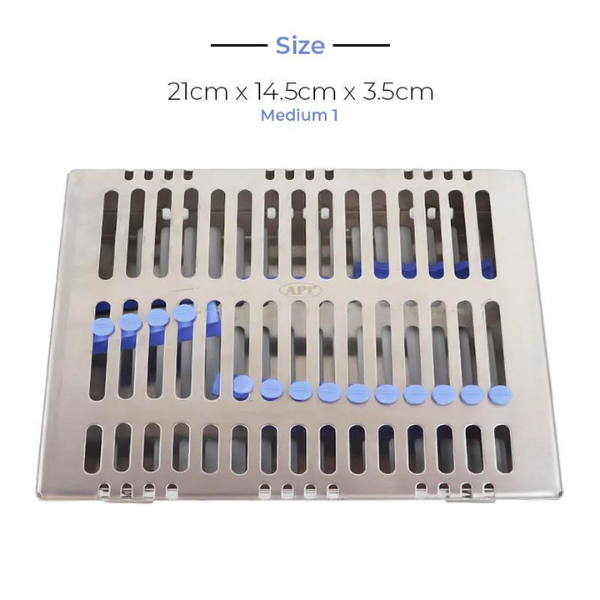 Metal Sterilizasyon Kaseti 21Cm*14.5Cm*3.5cm