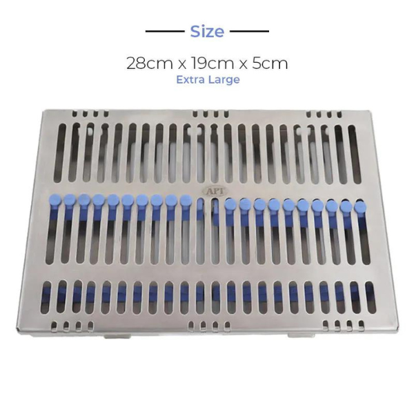 Metal Sterilzasyon Kaseti 20.5 Cm*12.5Cm*2.5Cm