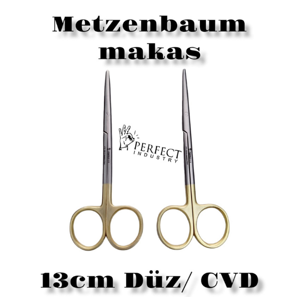 Metzenbaum Makası 13 cm Düz