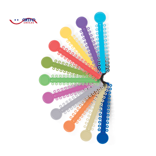 Ortho Smiles Elastic Ligature Ties (Elastik Ligatür) 40 Çubuk