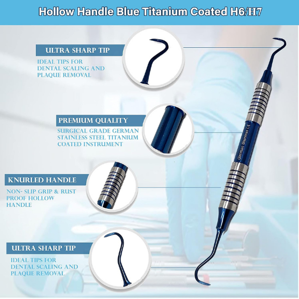 Perfect H6-H7 Scaler Küret - Kalın Gövde