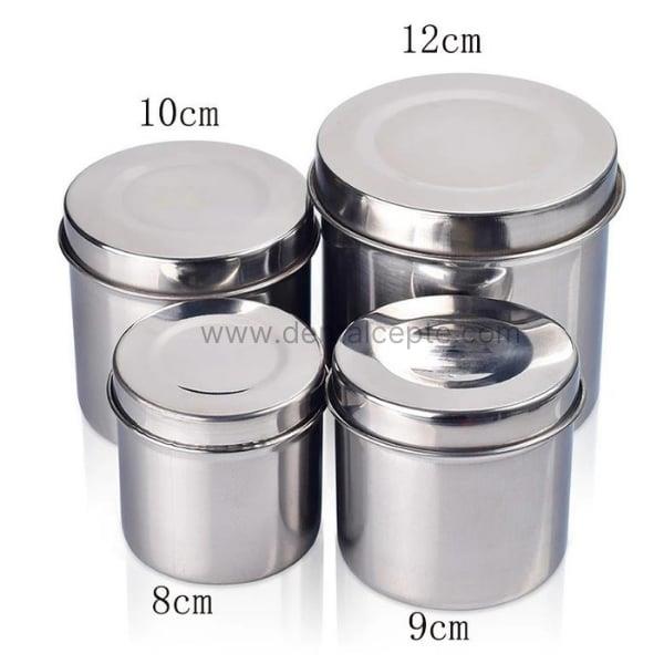 Perfect Metal Pamuk Kutusu - Kapaklı Boy/9cm