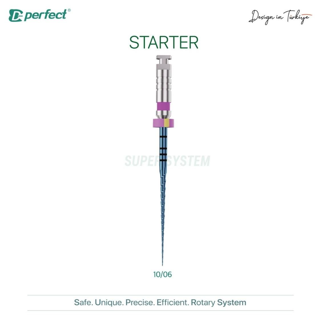 Perfect Super System Starter Sorti 4'lü Blister Eğe