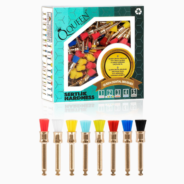 Polisaj Fırçası ince Tip Karısık 4 Renk 4 Sertlikte 5mm