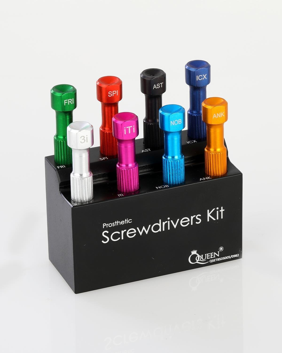 Queen Altıgen İmplant Vida Sürücüsü 8 Ad--Kaset - QSET8SDS005QUEENQueen Altıgen İmplant Vida Sürücüsü 8 Ad--Kaset - QSET8SDS005 - DENTAL CEPTE