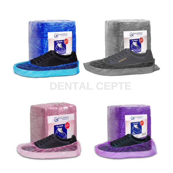 Renkli Galoş 100lik Paket -KALİTELİ