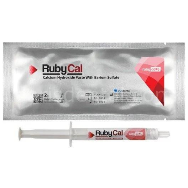 Rubycal Barium Sülfatlı Kalsiyum Hidroksit Pasta 2'li 