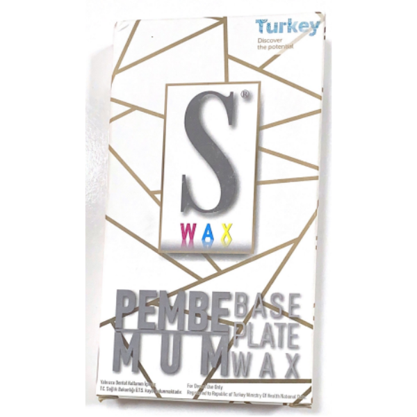 S Wax Pembe Plak Mum