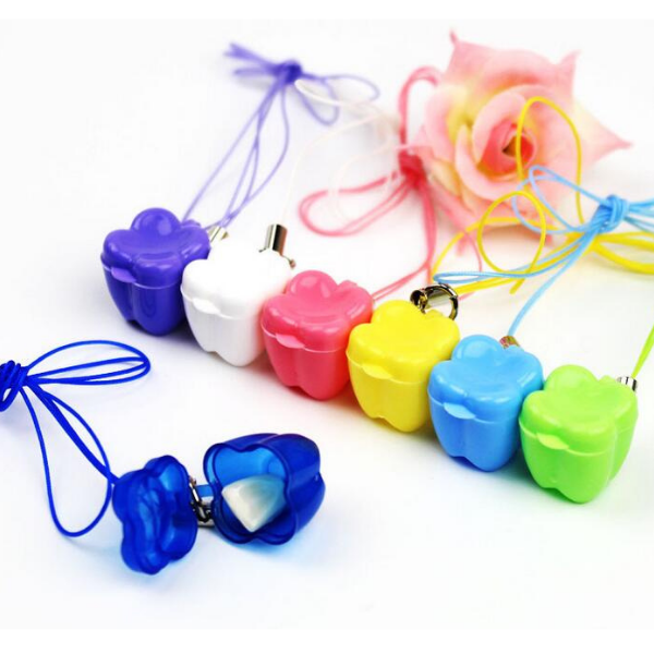 Süt Dişi Çocuk Kolyesi -Renkli -50 lik Paket