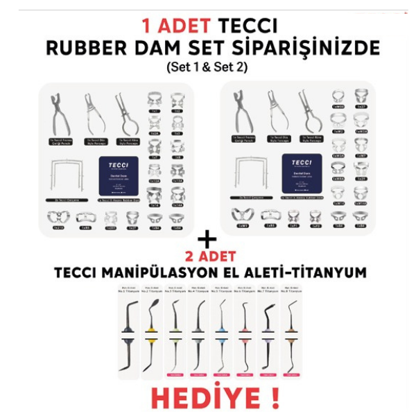 Tecci Rubburdam Set Alımda Manipülasyon El Aleti Hediye