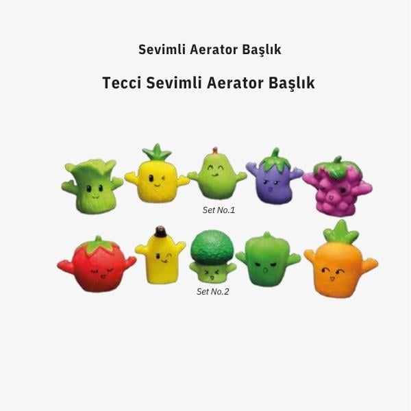 Tecci Sevimli Aeratör Başlık Seti 5'li