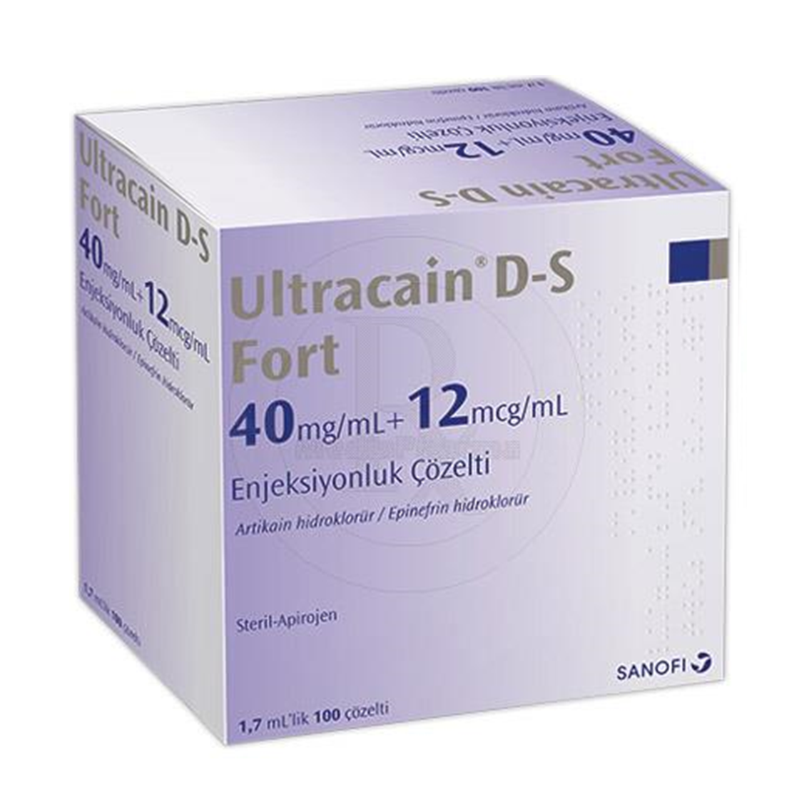 Ultracain Ds Fort Anestezi Ampül-20 lik Paket